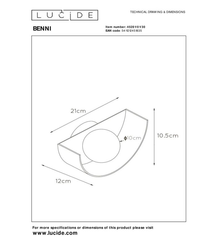 Benni Retro Wall Light-6