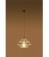 1 Light Caged Ceiling Pendant White, E27 - 4