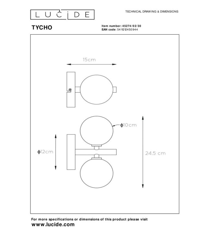 Tycho Retro Wall Light-7