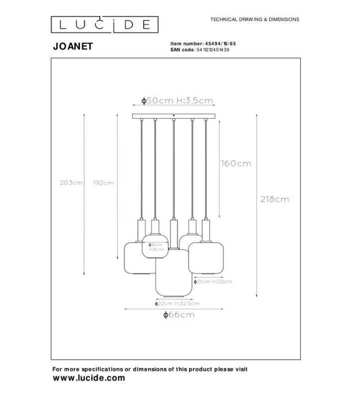 Joanet Modern Cluster Pendant Light-8