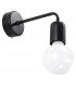1 Light Wall Light Black, E27 - 1