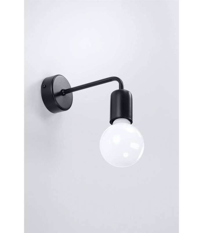 1 Light Wall Light Black, E27 - 2