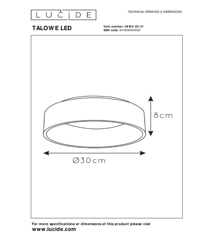Talowe Led Modern Flush Ceiling Light-6