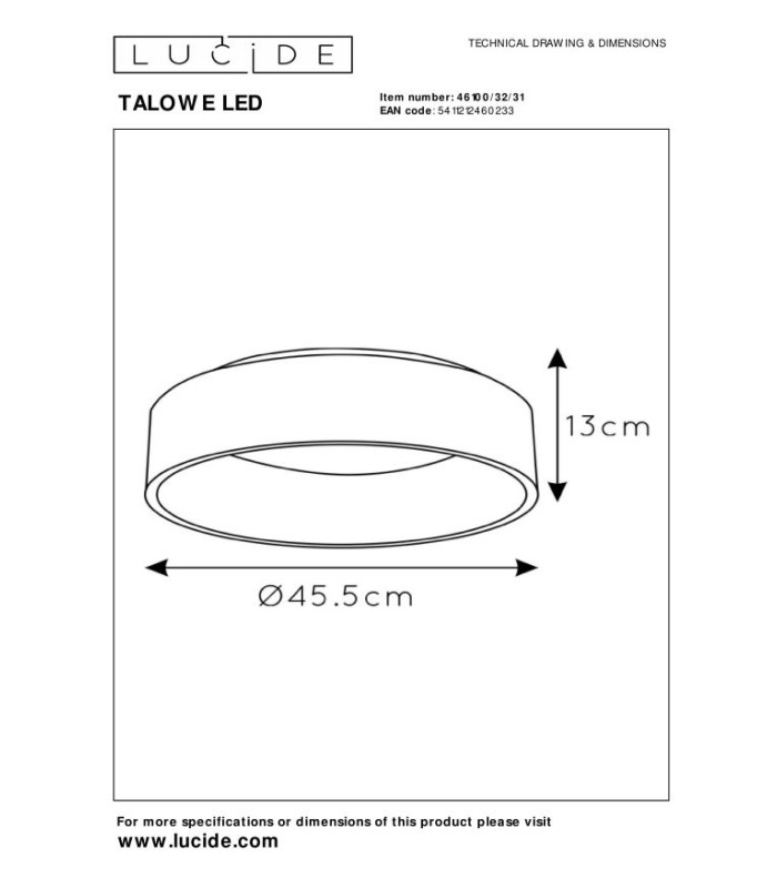 Talowe Led Modern Flush Ceiling Light-6