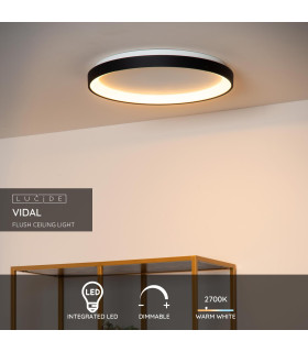 Vidal Modern Flush Ceiling Light-2