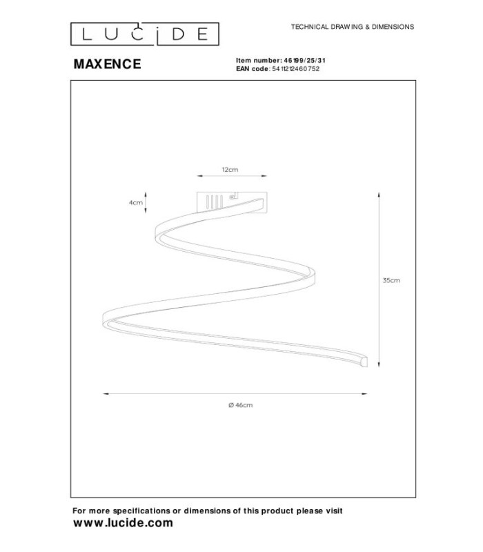 Maxence Modern Flush Ceiling Light-7
