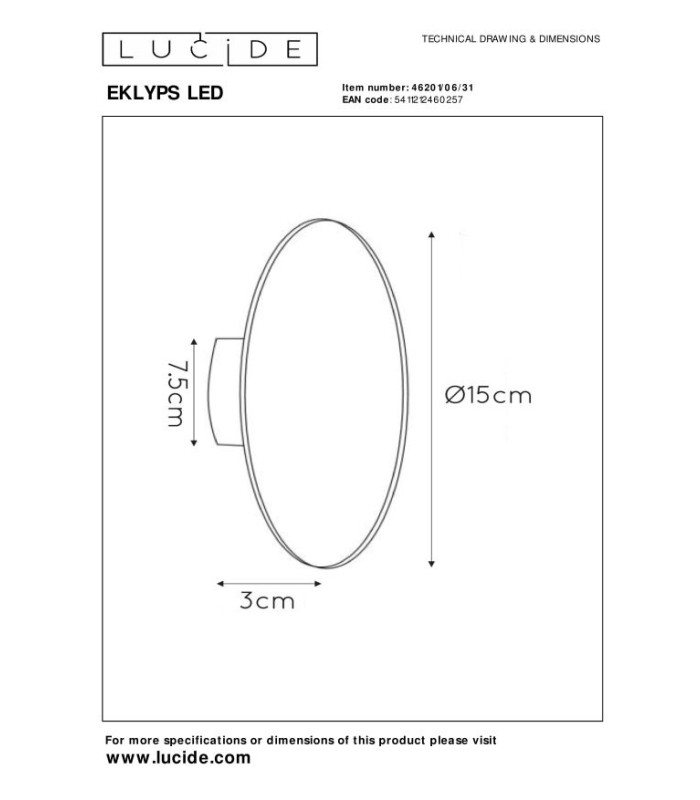 Eklyps Led Modern Wall Light-9
