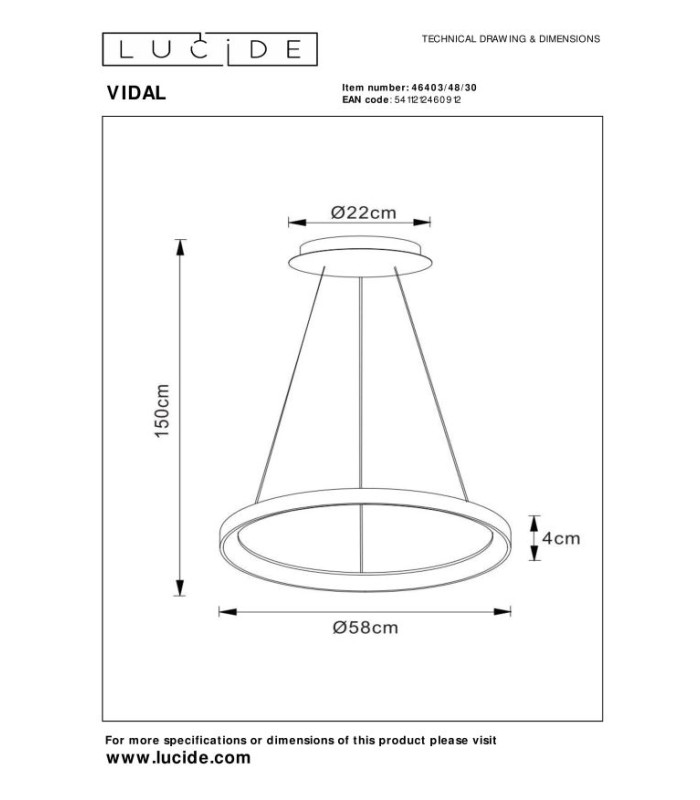 Vidal Modern Pendant Light-7