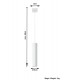 1 Light Ceiling Pendant White, GU10 - 3