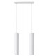 2 Light Staight Bar Drop Pendant White, GU10 - 1