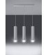 3 Light Staight Bar Drop Pendant White, GU10 - 4