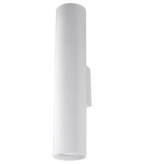 2 Light Up Down Flush Wall Light White, GU10 - 1