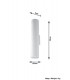 2 Light Up Down Flush Wall Light White, GU10 - 3