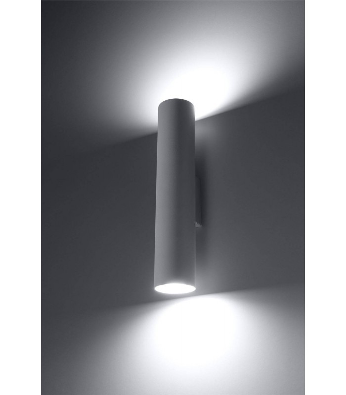 2 Light Up Down Flush Wall Light White, GU10 - 4