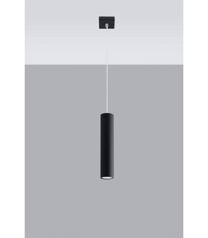 1 Light Ceiling Pendant Black, GU10 - 2
