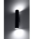 2 Light Up Down Flush Wall Light Black, GU10 - 4
