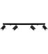 4 Light Spotlight Bar Black, GU10 - 1