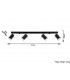 4 Light Spotlight Bar Black, GU10 - 3