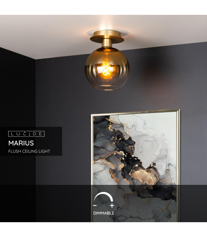 Marius Retro Flush Ceiling Light-3