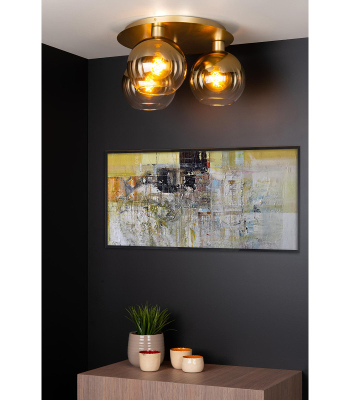 Marius Retro Flush Ceiling Light-4