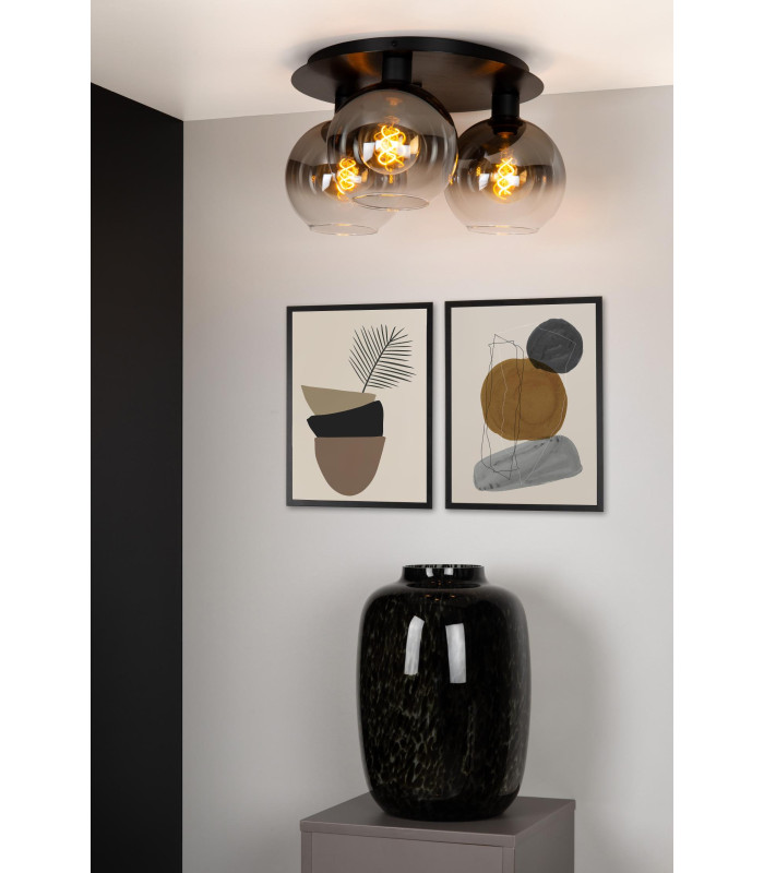 Marius Retro Flush Ceiling Light-4
