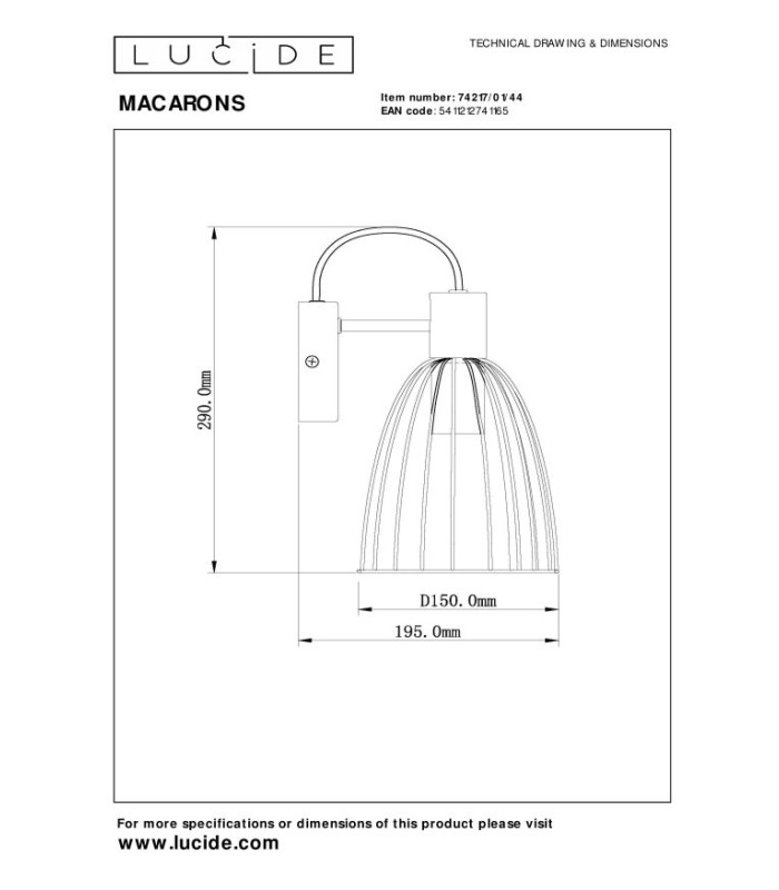 Macarons Retro Wall Light-5