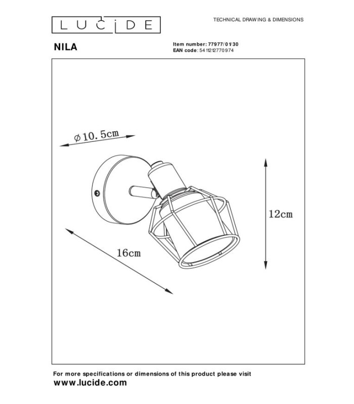 Nila Vintage Ceiling Spotlight-6