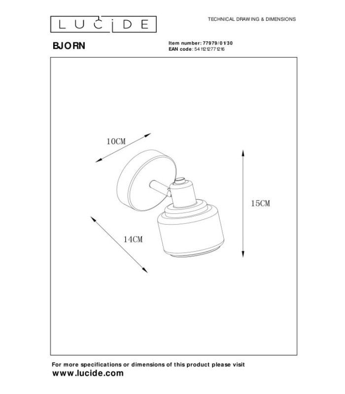 Bjorn Classic Ceiling Spotlight-7