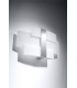2 Light Flush Wall Light Chrome, White, G9 - 3