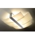 3 Light Decorative Flush Ceiling Light Chrome, White, E27 - 2