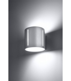 1 Light Flush Wall Light White, G9 - 2