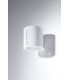 1 Light Flush Wall Light White, G9 - 3