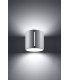1 Light Flush Wall Light White, G9 - 4