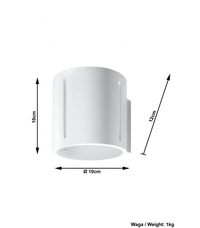 1 Light Flush Wall Light White, G9 - 5