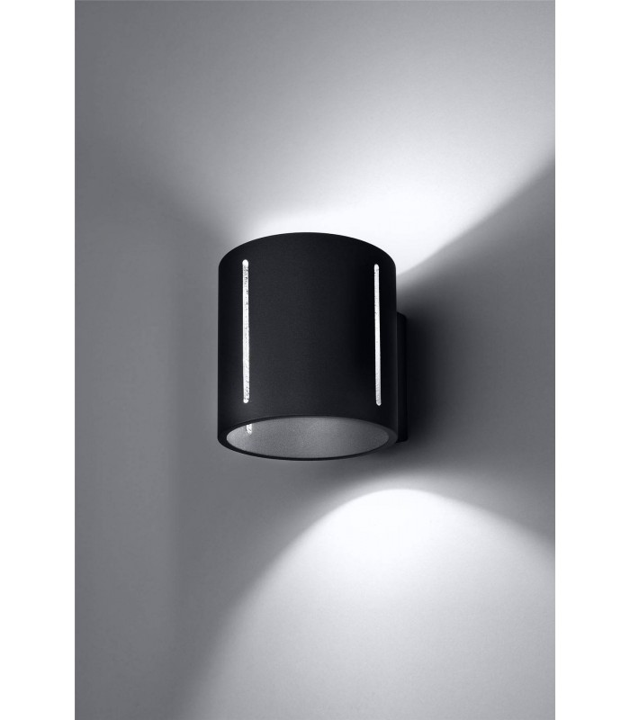 1 Light Flush Wall Light Black, G9 - 3