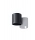 1 Light Flush Wall Light Black, G9 - 4