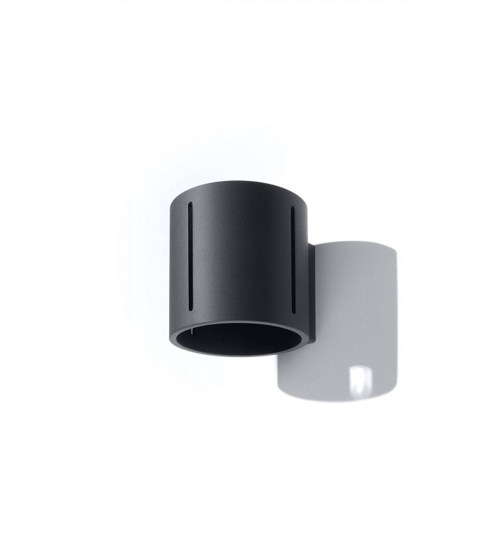1 Light Flush Wall Light Black, G9 - 4