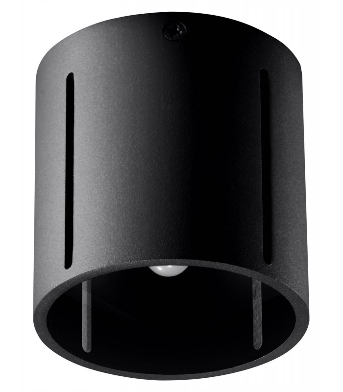 1 Light Flush Ceiling Light Black, G9 - 1
