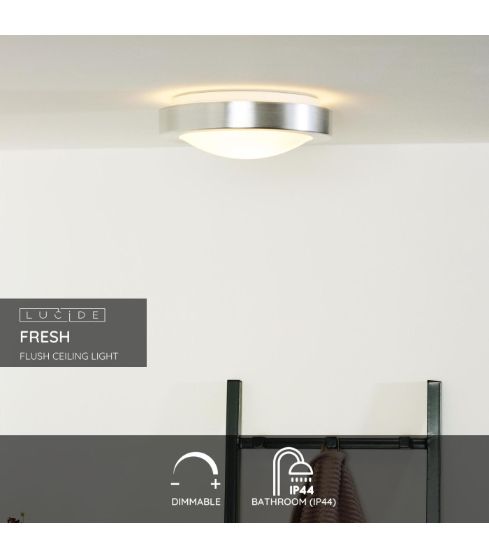 Fresh Modern Flush Ceiling Light Bathroom-2