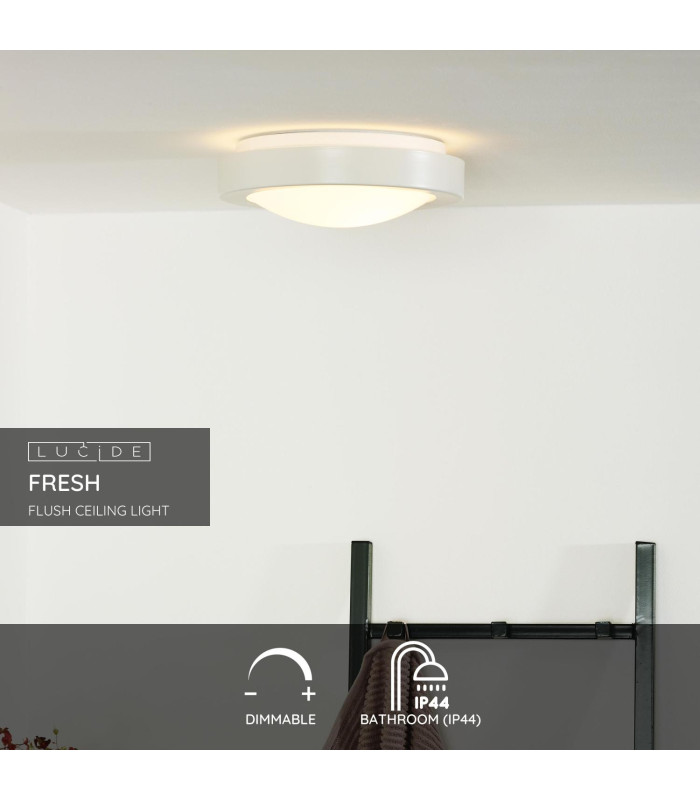 Fresh Modern Flush Ceiling Light Bathroom-2