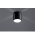 1 Light Flush Ceiling Light Black, G9 - 2