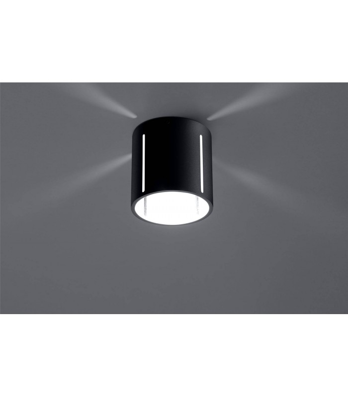 1 Light Flush Ceiling Light Black, G9 - 2