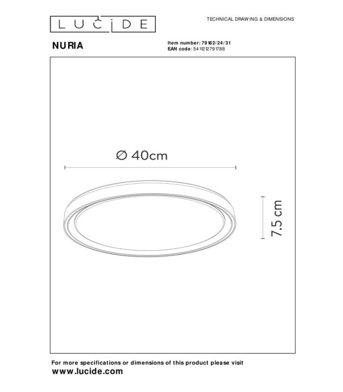 Nuria Modern Flush Ceiling Light-9
