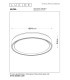Nuria Modern Flush Ceiling Light-9
