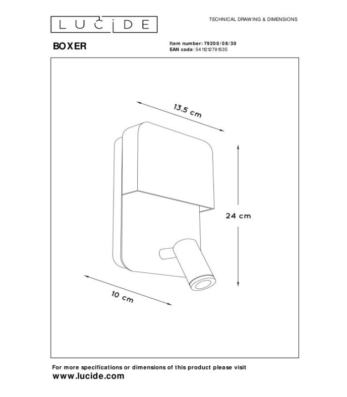 Boxer Modern Wall Light-8