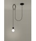 1 Light Ceiling Pendant Black, E27 - 3