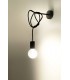 1 Light Wall Light Black, E27 - 2