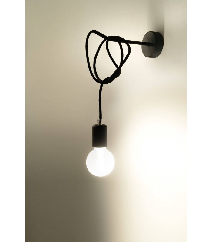 1 Light Wall Light Black, E27 - 2
