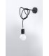 1 Light Wall Light Black, E27 - 3