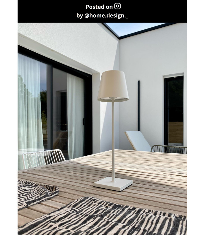 Justine Cottage Rechargeable Table lamp Outdoor-12